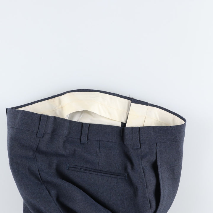 Andhurst slacks pants from the 1990s, made in the USA, men's size W35 (approx.), vintage. unclear navy blue type Vintage Second Hand