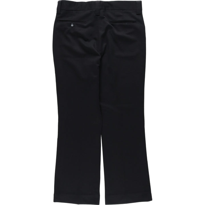 ~70'S Farah Flare Pants, Made in USA, Men's W34 equivalent unclear black type Vintage Second Hand