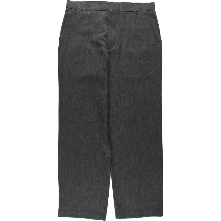 90'S Levi's Action Slacks, Men's, Size 34, Vintage polyester gray type Vintage Second Hand