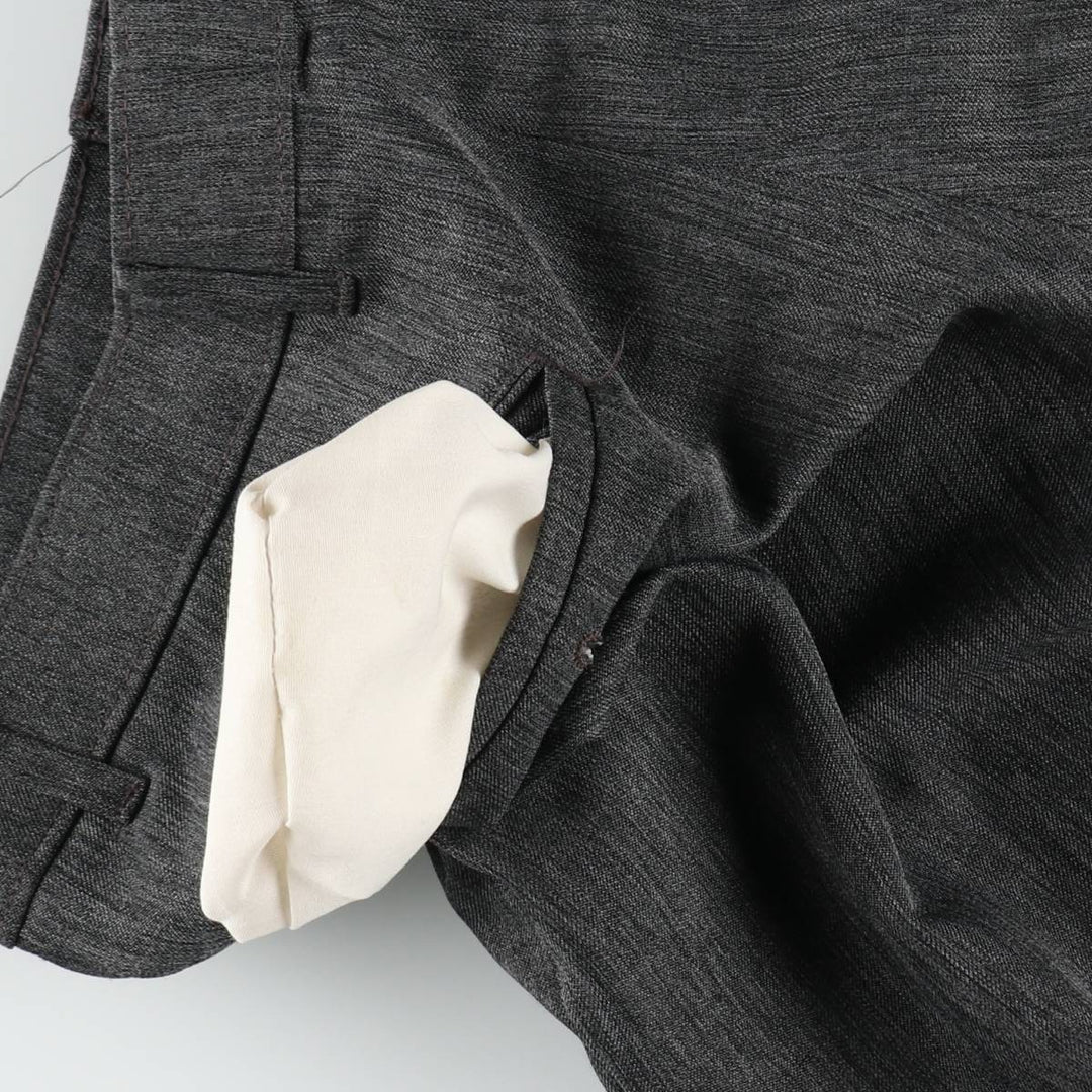 90'S Levi's Action Slacks, Men's, Size 34, Vintage polyester gray type Vintage Second Hand