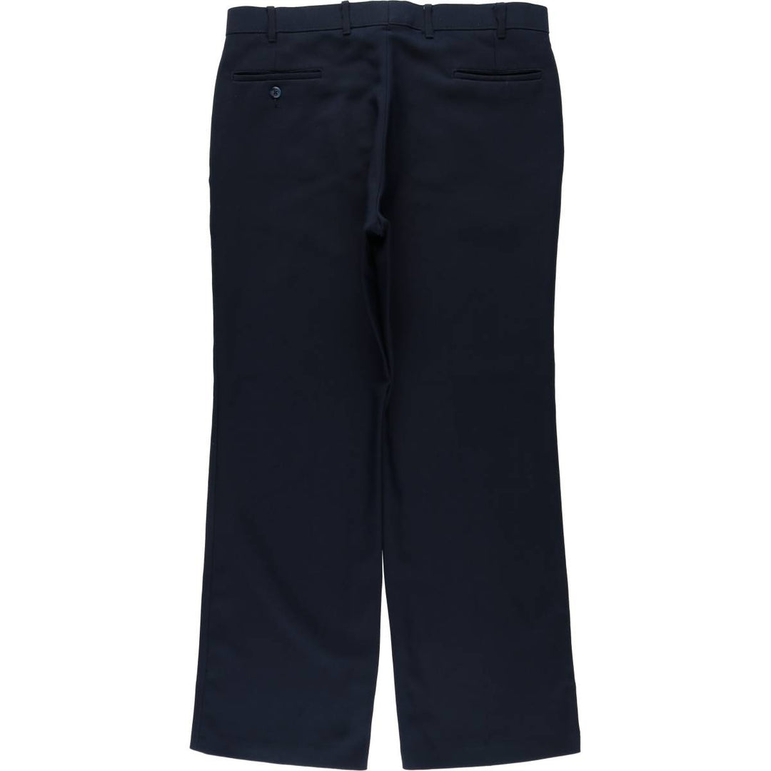 80'S Levi's ACTION SLACKS STA-PREST Sta-Prest slacks pants for men, size w37, vintage unclear navy blue type Vintage Second Hand