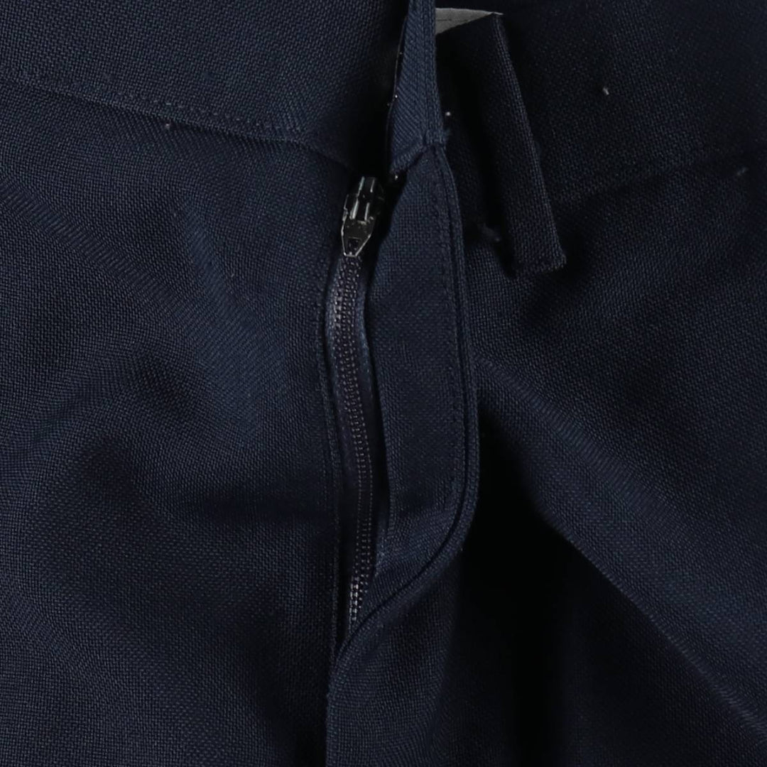 80'S Levi's ACTION SLACKS STA-PREST Sta-Prest slacks pants for men, size w37, vintage unclear navy blue type Vintage Second Hand