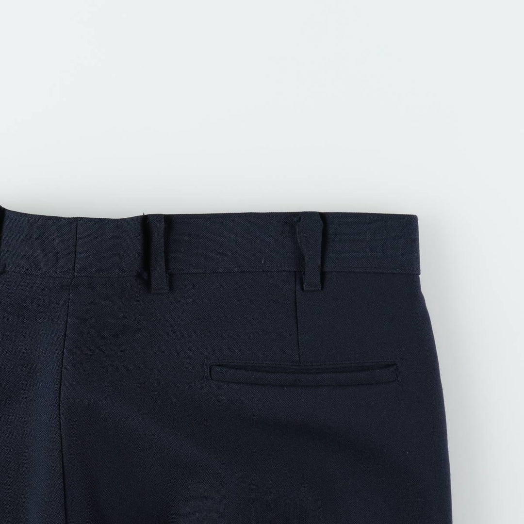 80'S Levi's ACTION SLACKS STA-PREST Sta-Prest slacks pants for men, size w37, vintage unclear navy blue type Vintage Second Hand