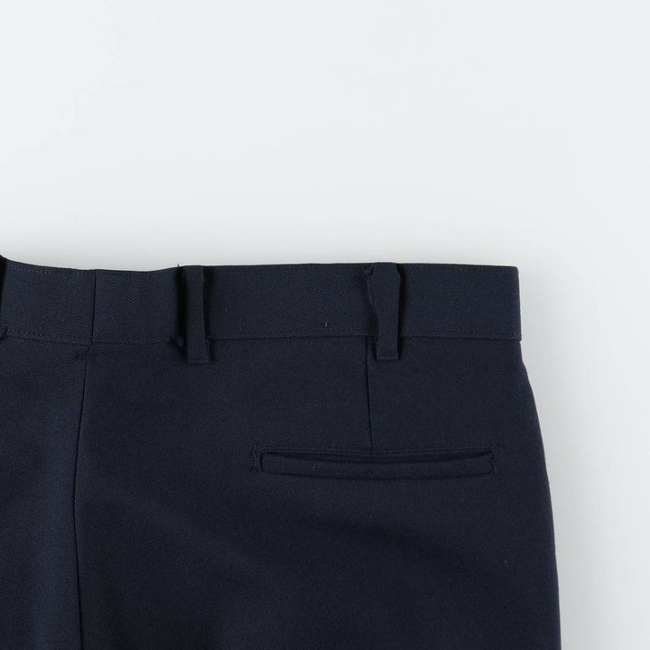 80'S Levi's ACTION SLACKS STA-PREST Sta-Prest slacks pants for men, size w37, vintage unclear navy blue type Vintage Second Hand