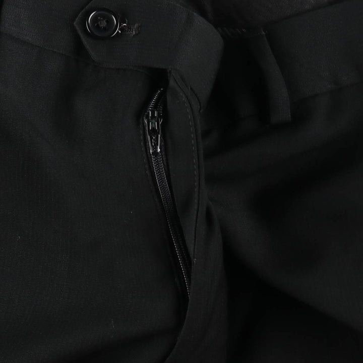 Pierre Cardin slacks pants for men, size W31 (approx.) polyester black type Vintage Second Hand
