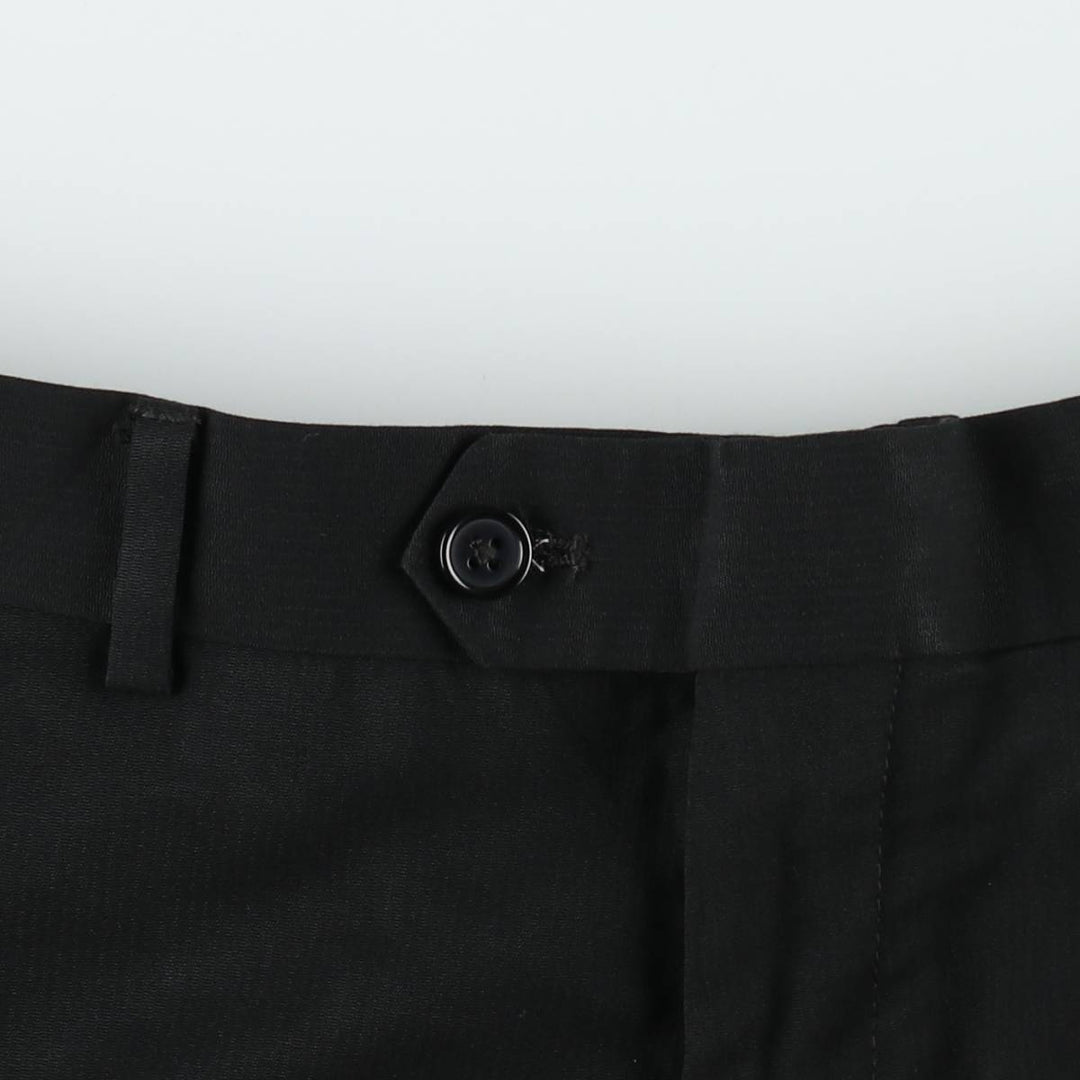 Pierre Cardin slacks pants for men, size W31 (approx.) polyester black type Vintage Second Hand