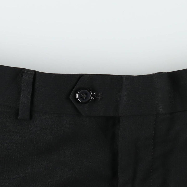 Pierre Cardin slacks pants for men, size W31 (approx.) polyester black type Vintage Second Hand
