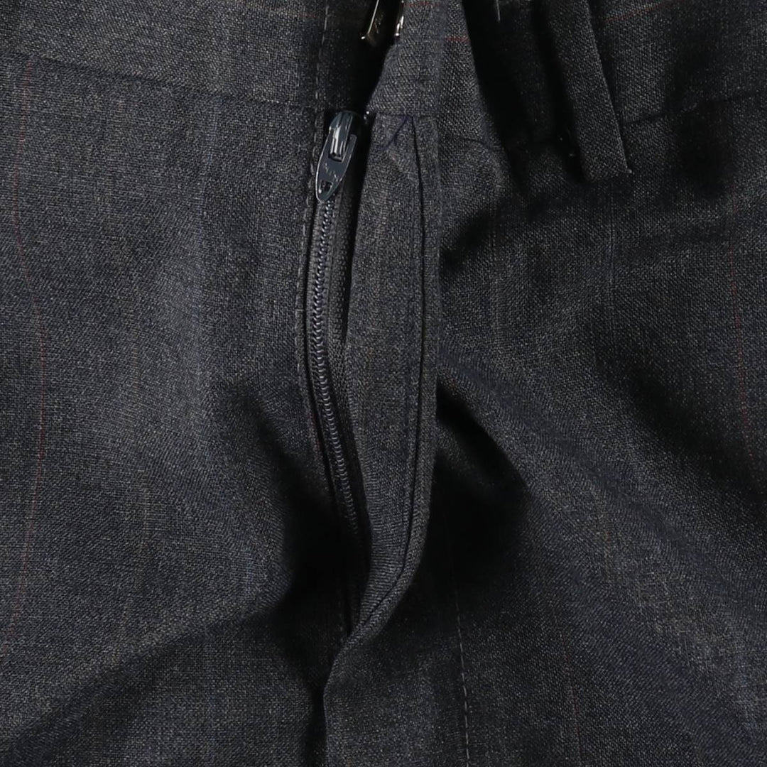 70s-80'S Deansgate Stripe Pattern Slacks Pants, Made in USA, Men's W35 (approx.), Vintage unclear gray type Vintage Second Hand