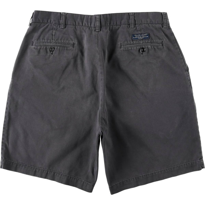Ralph Lauren POLO by Ralph Lauren PROSPECT SHORT Chino Shorts, Men's W36 (approx.) cotton gray type Vintage Second Hand