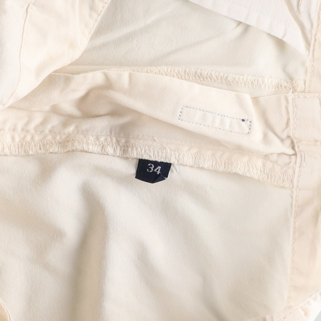 Ralph Lauren POLO by Ralph Lauren Two-pleat Chino Shorts Shorts Men's W33 equivalent cotton white type Vintage Second Hand