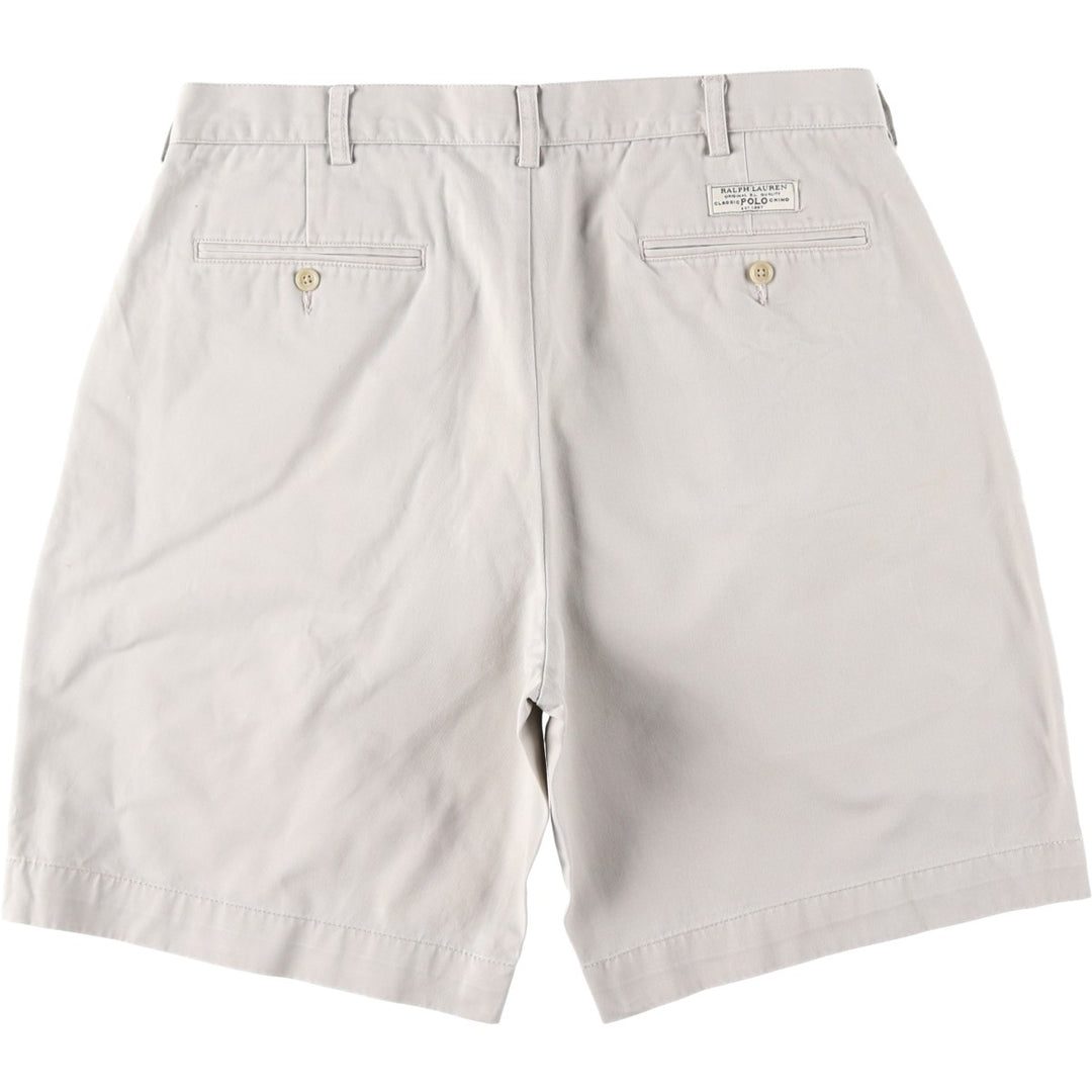 Ralph Lauren POLO by Ralph Lauren PROSPECT SHORT Chino shorts Short pants Men's w36 equivalent cotton Beige type Vintage Second Hand