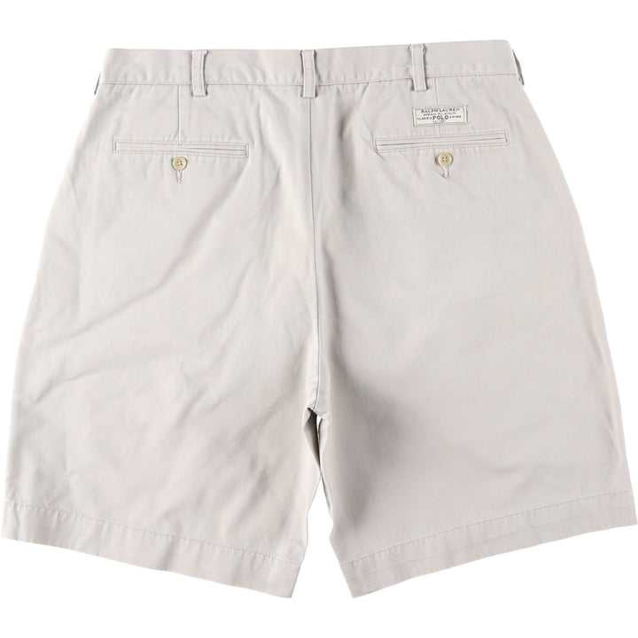 Ralph Lauren POLO by Ralph Lauren PROSPECT SHORT Chino shorts Short pants Men's w36 equivalent cotton Beige type Vintage Second Hand