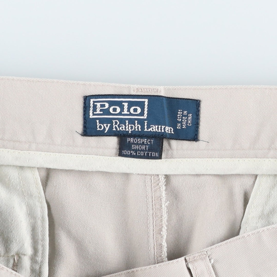 Ralph Lauren POLO by Ralph Lauren PROSPECT SHORT Chino shorts Short pants Men's w36 equivalent cotton Beige type Vintage Second Hand