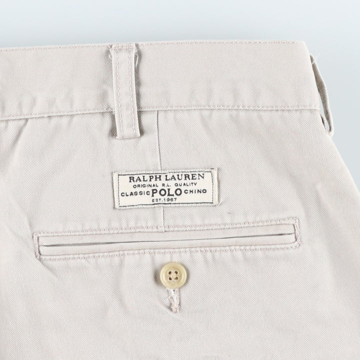 Ralph Lauren POLO by Ralph Lauren PROSPECT SHORT Chino shorts Short pants Men's w36 equivalent cotton Beige type Vintage Second Hand