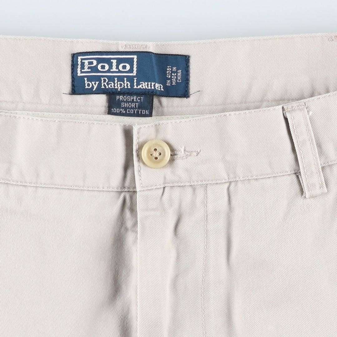 Ralph Lauren POLO by Ralph Lauren PROSPECT SHORT Chino shorts Short pants Men's w36 equivalent cotton Beige type Vintage Second Hand