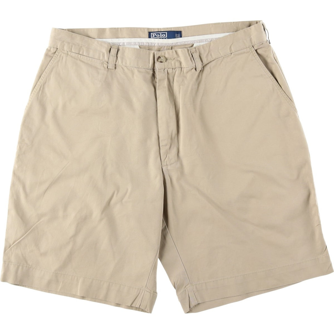 Ralph Lauren POLO by Ralph Lauren Chino Shorts, Men's W36 (approx.), Wide-legged Shorts cotton Beige type Vintage Second Hand