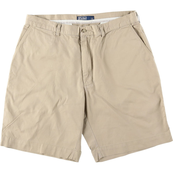 Ralph Lauren POLO by Ralph Lauren Chino Shorts, Men's W36 (approx.), Wide-legged Shorts cotton Beige type Vintage Second Hand