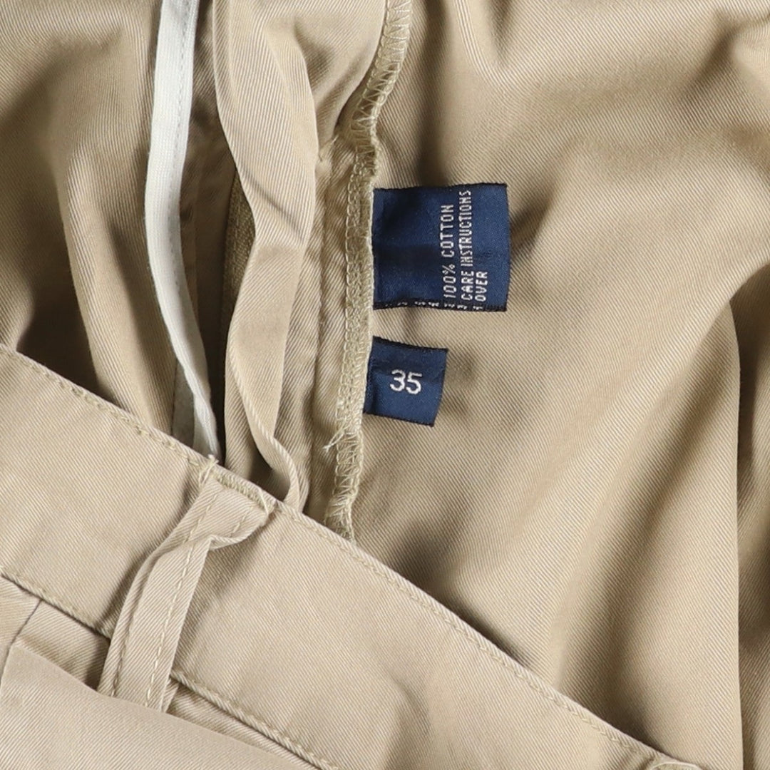 Ralph Lauren POLO by Ralph Lauren Chino Shorts, Men's W36 (approx.), Wide-legged Shorts cotton Beige type Vintage Second Hand