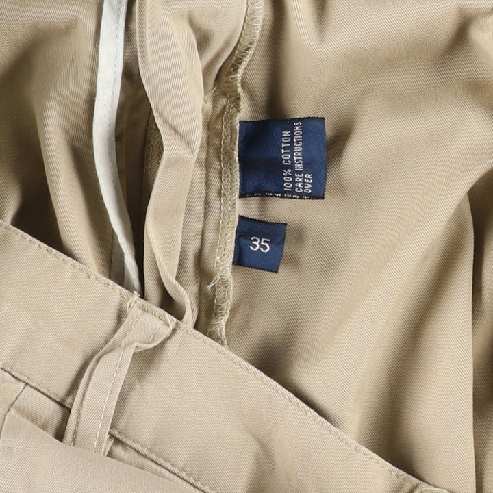 Ralph Lauren POLO by Ralph Lauren Chino Shorts, Men's W36 (approx.), Wide-legged Shorts cotton Beige type Vintage Second Hand