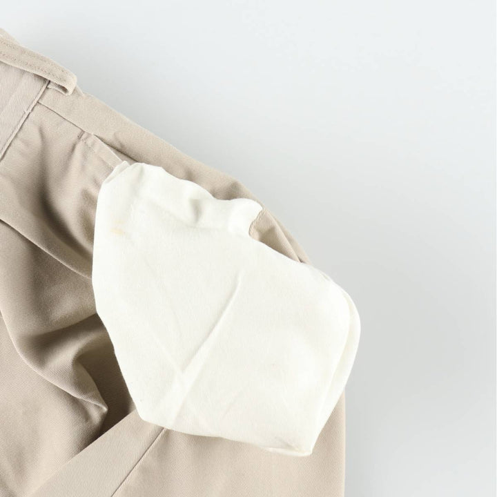 Ralph Lauren POLO by Ralph Lauren TYLER SHORT Two-Pleat Chino Shorts, Men's Size W36 (approx.) cotton Beige type Vintage Second Hand