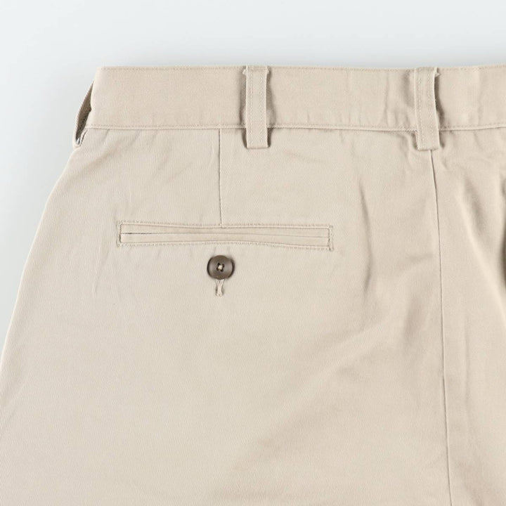 Ralph Lauren POLO by Ralph Lauren TYLER SHORT Two-Pleat Chino Shorts, Men's Size W36 (approx.) cotton Beige type Vintage Second Hand