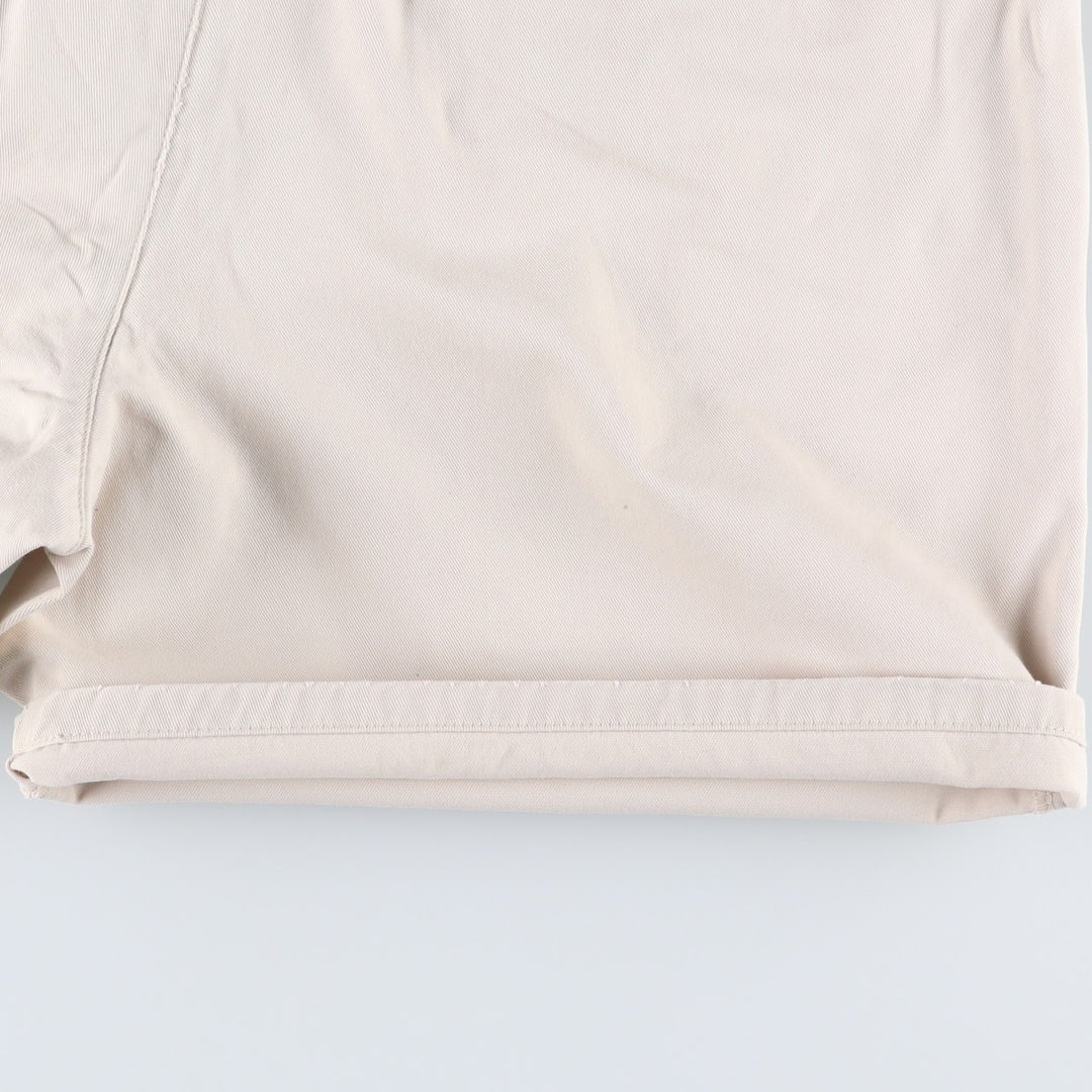 Ralph Lauren POLO by Ralph Lauren Two-pleat Chino Shorts, Men's Size W34 cotton ivory Vintage Second Hand
