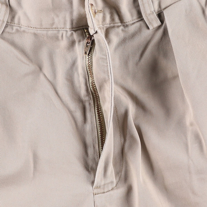 Ralph Lauren POLO RALPH LAUREN CUSTOM FIT Two-Pleat Chino Shorts, Men's Size W33 (approx.) cotton Beige type Vintage Second Hand