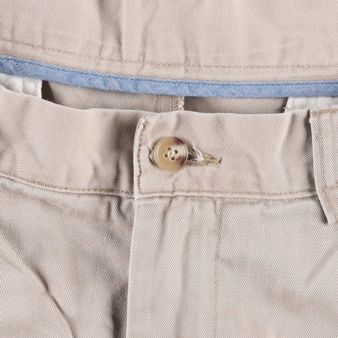 Ralph Lauren POLO RALPH LAUREN CUSTOM FIT Two-Pleat Chino Shorts, Men's Size W33 (approx.) cotton Beige type Vintage Second Hand