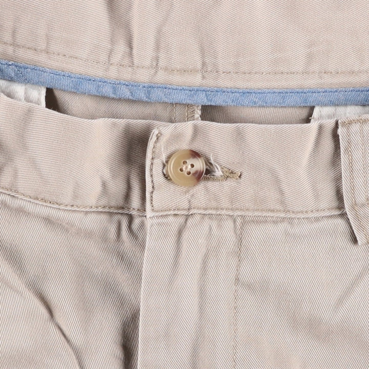 Ralph Lauren POLO RALPH LAUREN CUSTOM FIT Two-Pleat Chino Shorts, Men's Size W33 (approx.) cotton Beige type Vintage Second Hand