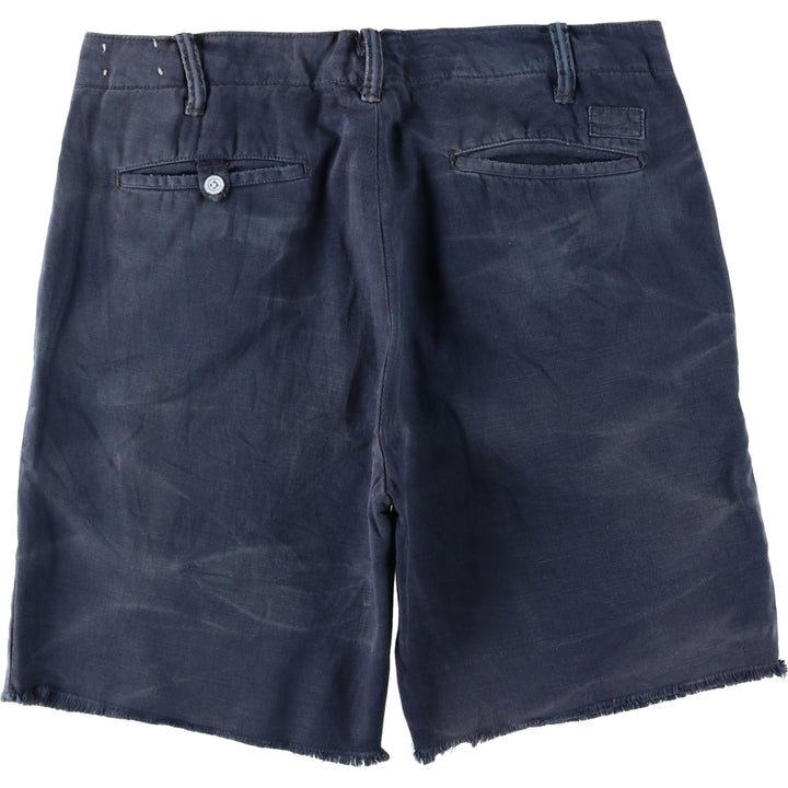 Ralph Lauren POLO RALPH LAUREN STRAIGHT FIT Chino Shorts, Men's Size W34 (approx.) cotton navy blue type Vintage Second Hand