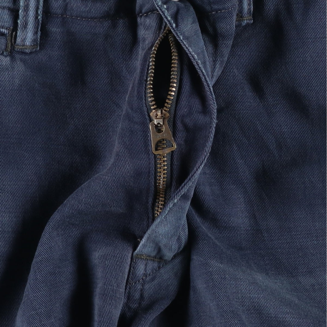 Ralph Lauren POLO RALPH LAUREN STRAIGHT FIT Chino Shorts, Men's Size W34 (approx.) cotton navy blue type Vintage Second Hand
