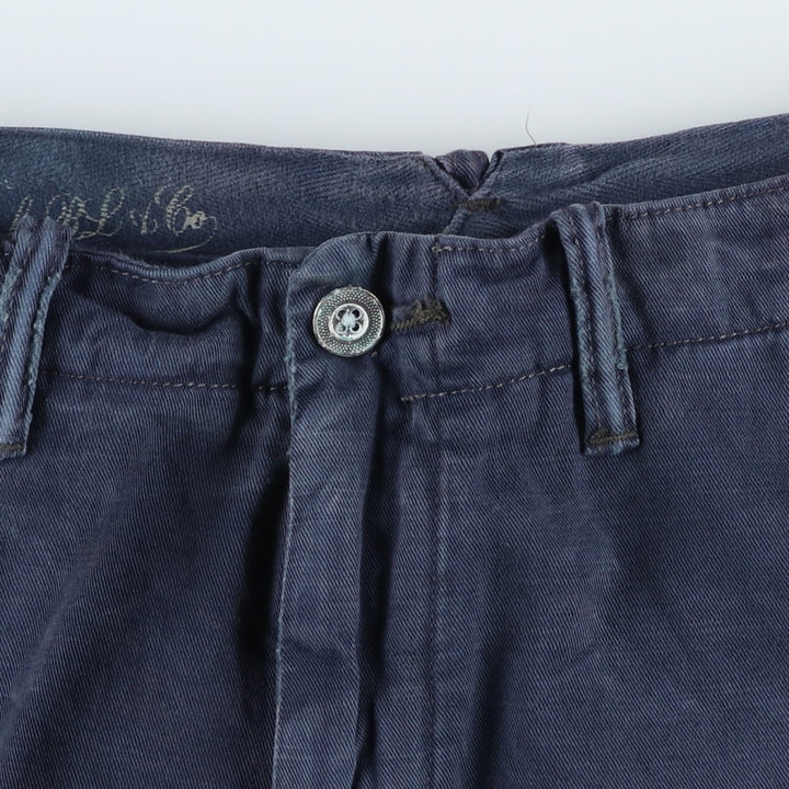 Ralph Lauren POLO RALPH LAUREN STRAIGHT FIT Chino Shorts, Men's Size W34 (approx.) cotton navy blue type Vintage Second Hand