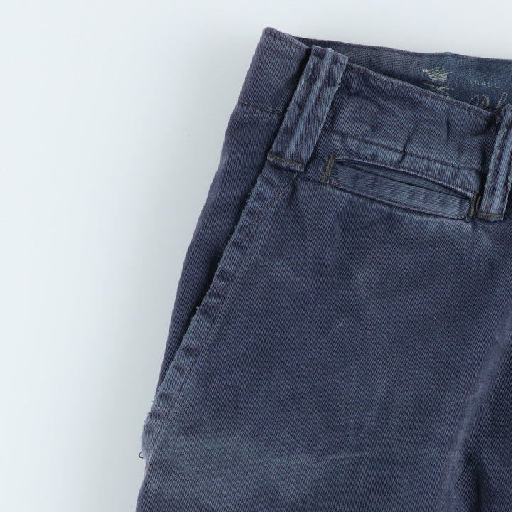 Ralph Lauren POLO RALPH LAUREN STRAIGHT FIT Chino Shorts, Men's Size W34 (approx.) cotton navy blue type Vintage Second Hand