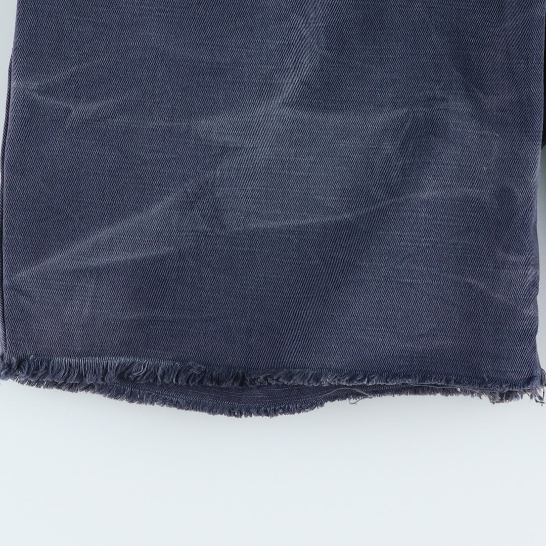 Ralph Lauren POLO RALPH LAUREN STRAIGHT FIT Chino Shorts, Men's Size W34 (approx.) cotton navy blue type Vintage Second Hand