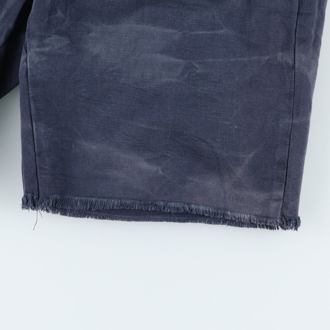 Ralph Lauren POLO RALPH LAUREN STRAIGHT FIT Chino Shorts, Men's Size W34 (approx.) cotton navy blue type Vintage Second Hand