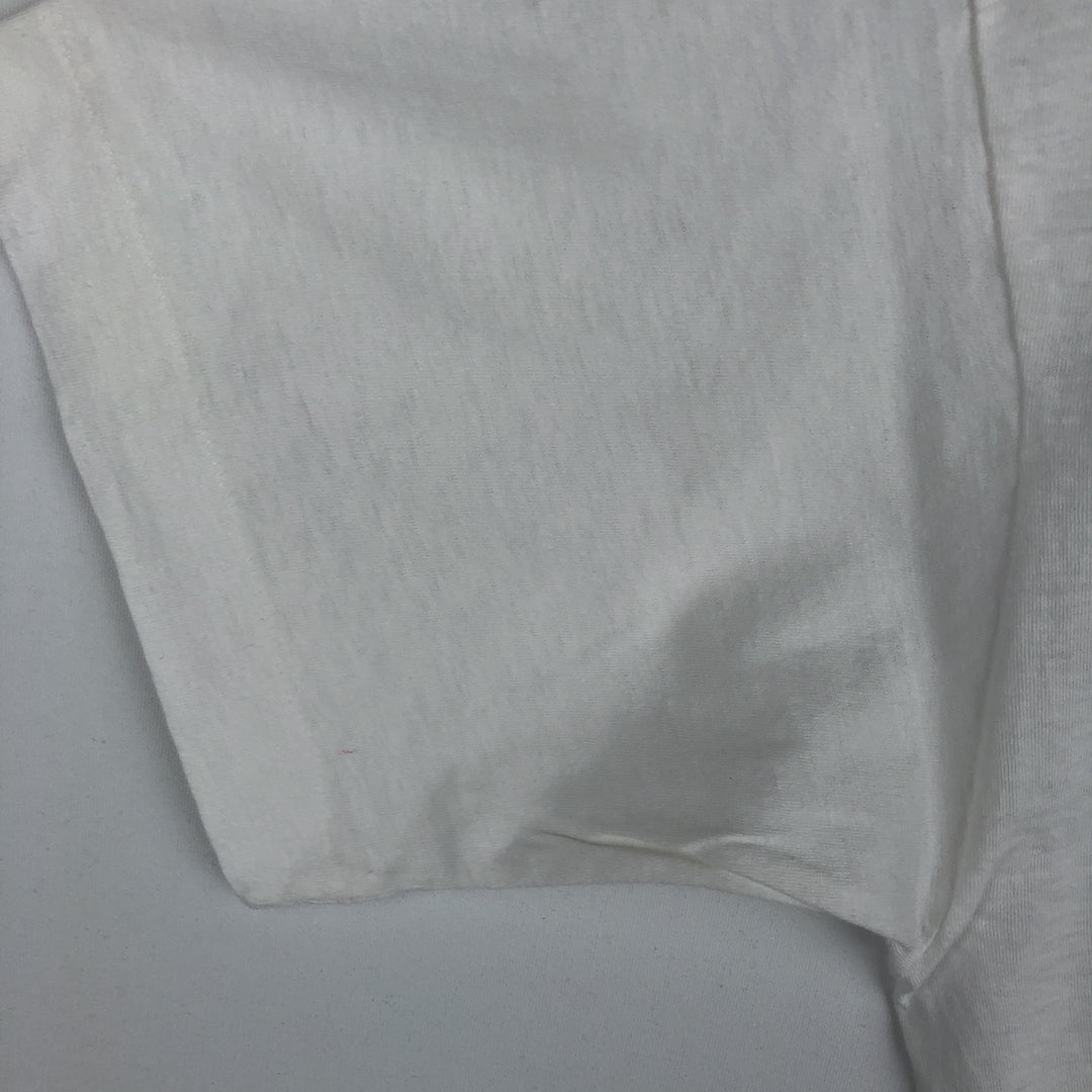 90'S SUNRISE Creazione di Adamo (The Creation of Adam) Art T-shirt, Men's XL equivalent, Vintage cotton white type Vintage Second Hand