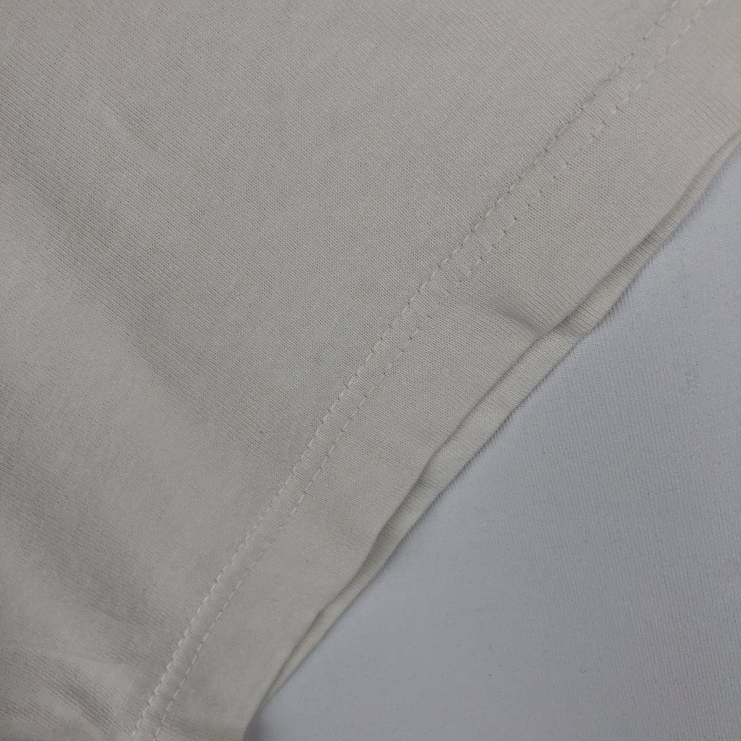 90'S Hanes Heavyweight Art T-Shirt, Men's XL equivalent, Vintage cotton white type Vintage Second Hand