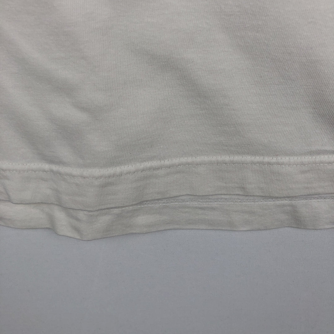 90'S Hanes Heavyweight Art T-Shirt, Men's XL equivalent, Vintage cotton white type Vintage Second Hand