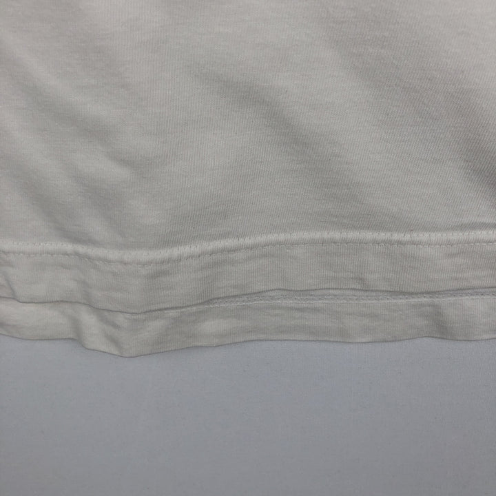 90'S Hanes Heavyweight Art T-Shirt, Men's XL equivalent, Vintage cotton white type Vintage Second Hand
