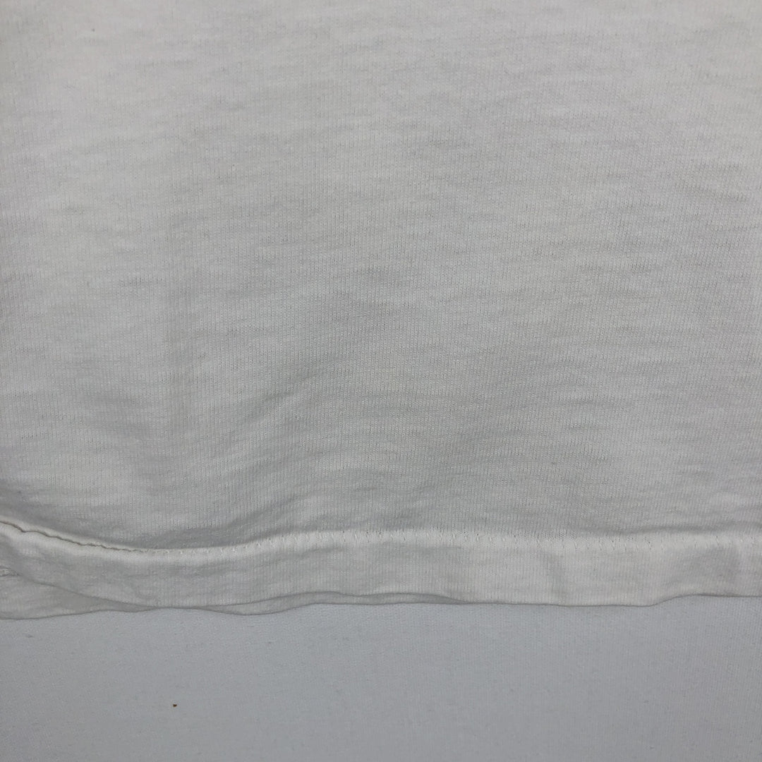 90'S ONEITA ONE PLANET ONE PEOPLE Art T-shirt, Men's Size L (approx.), Vintage cotton white type Vintage Second Hand