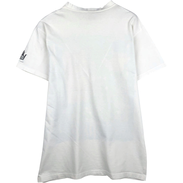 90'S J.DAVID Art T-shirt, Made in Canada, Men's Size L (approx.), Vintage cotton white type Vintage Second Hand