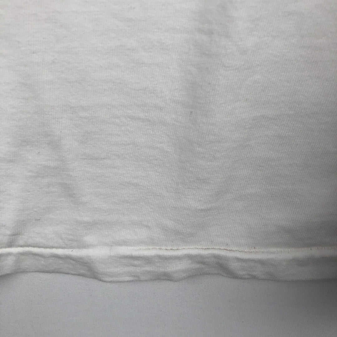 90'S ONEITA Elegant blenny Art T-shirt, Men's XL equivalent, Vintage cotton white type Vintage Second Hand