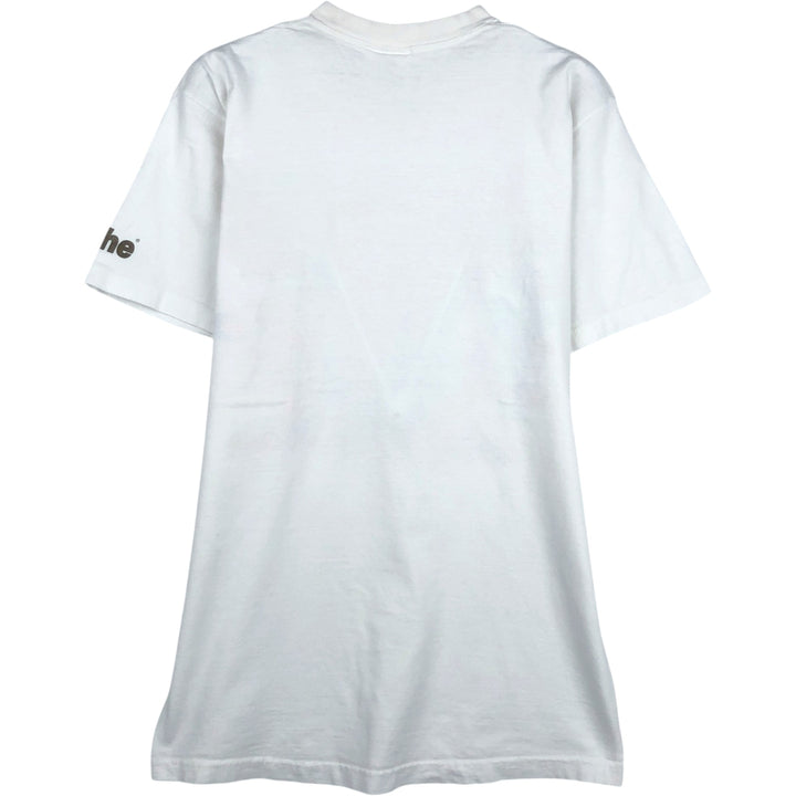 90'S Roche Art T-shirt, Made in USA, Men's Size M (approx.), Vintage cotton white type Vintage Second Hand