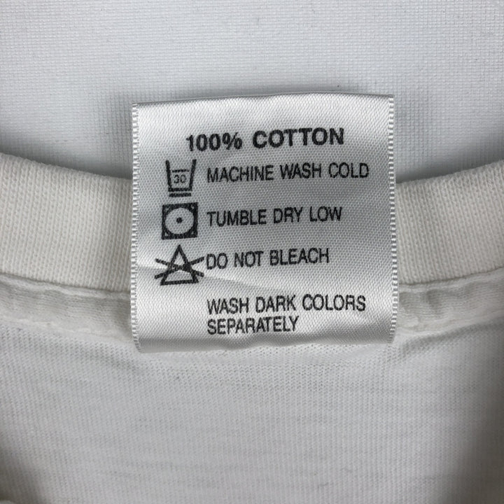 90'S Roche Art T-shirt, Made in USA, Men's Size M (approx.), Vintage cotton white type Vintage Second Hand