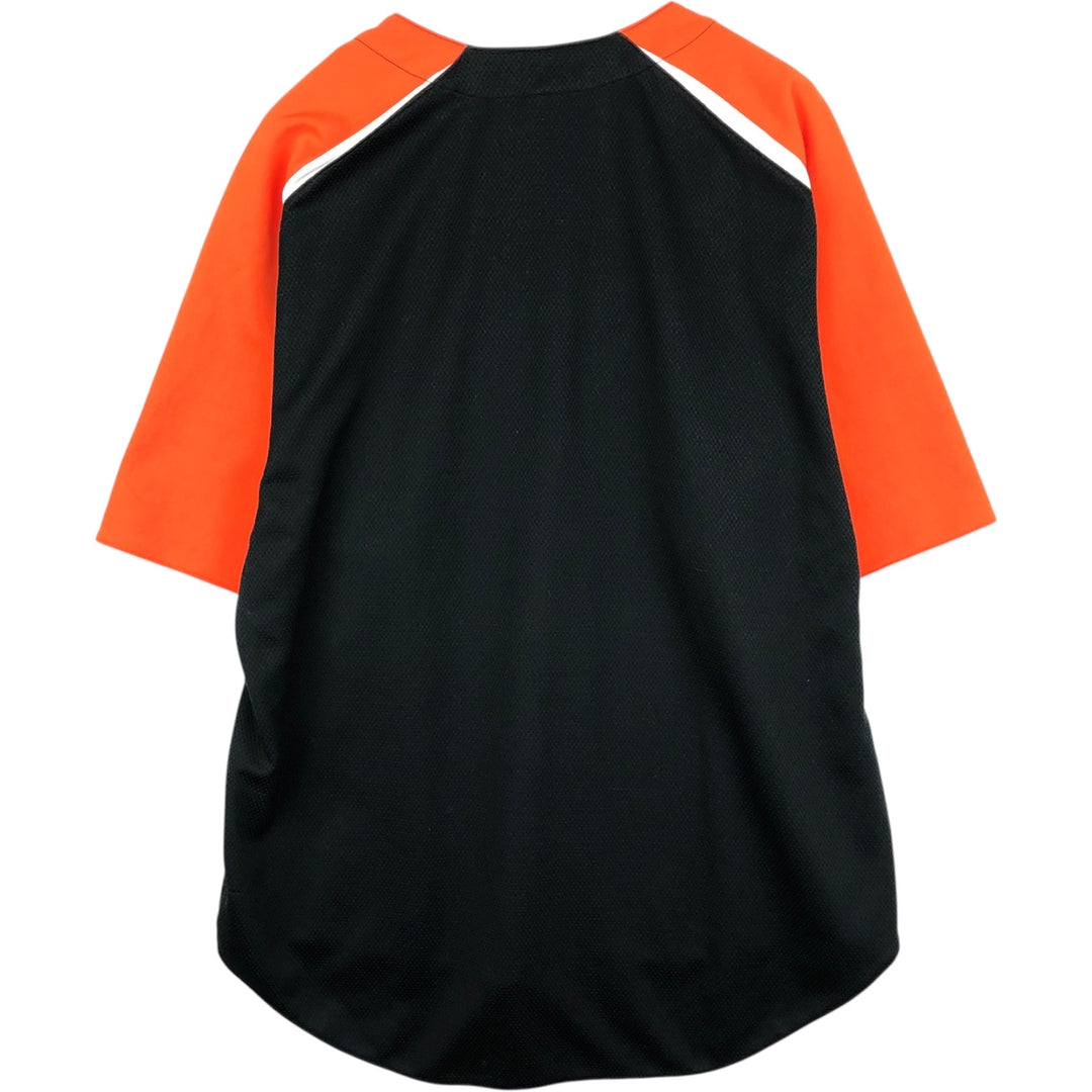 2000'S Nike Team Oregon State University Henley Neck Game Shirt, Men's Size XL (approx.) polyester black type Vintage Second Hand