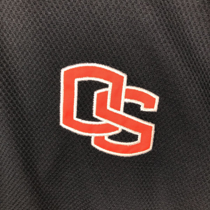 2000'S Nike Team Oregon State University Henley Neck Game Shirt, Men's Size XL (approx.) polyester black type Vintage Second Hand