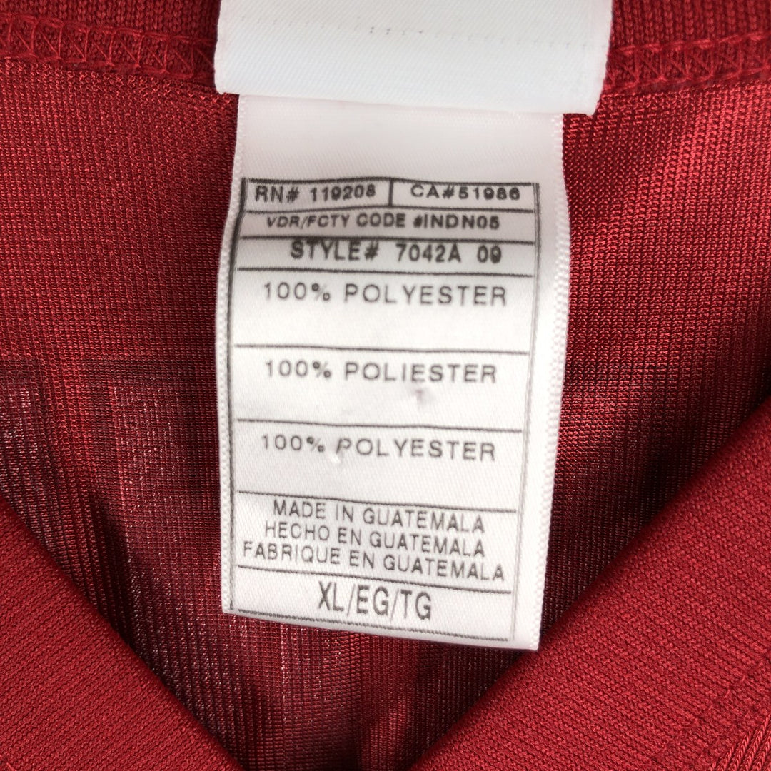 NFL Arizona Cardinals V-neck Game Shirt Football Shirt (Men's Size XL) polyester red type Vintage Second Hand