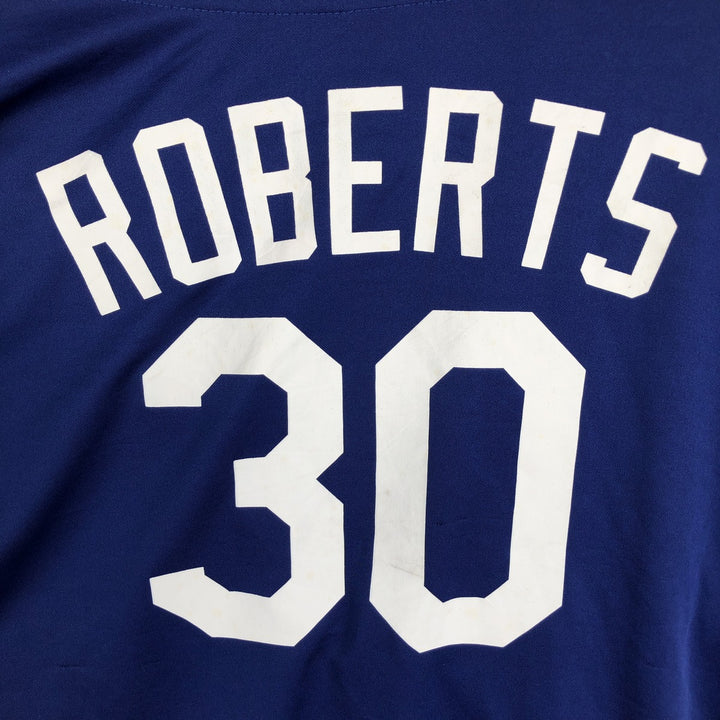 MLB LOS ANGELES DODGERS Game Shirt Baseball Shirt Men's Size XL (approx.) unclear blue type Vintage Second Hand