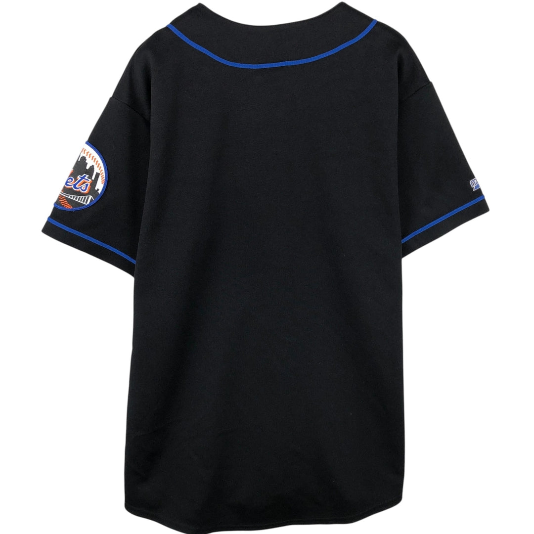 Majestic MLB New York Mets Game Shirt Baseball Shirt Men's Size L unclear black type Vintage Second Hand