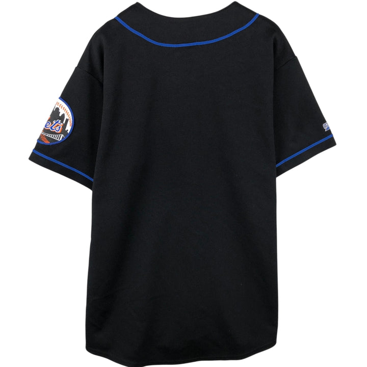 Majestic MLB New York Mets Game Shirt Baseball Shirt Men's Size L unclear black type Vintage Second Hand